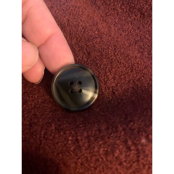 Rachel Zoe burnt orange wool pea coat woman’s size xs - Picture 8 of 11